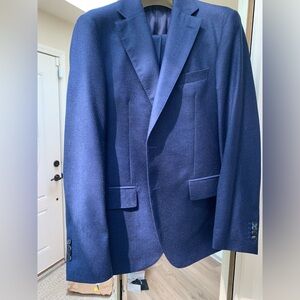 NWT Lubiam 100% virgin wool size 52 regular men’s 2 piece suit  originally $1695